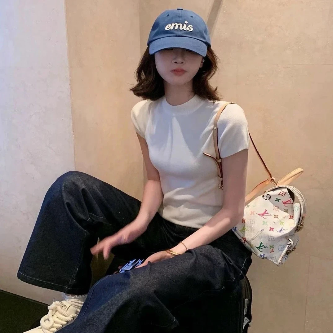 8850新款时尚舒适针织短袖