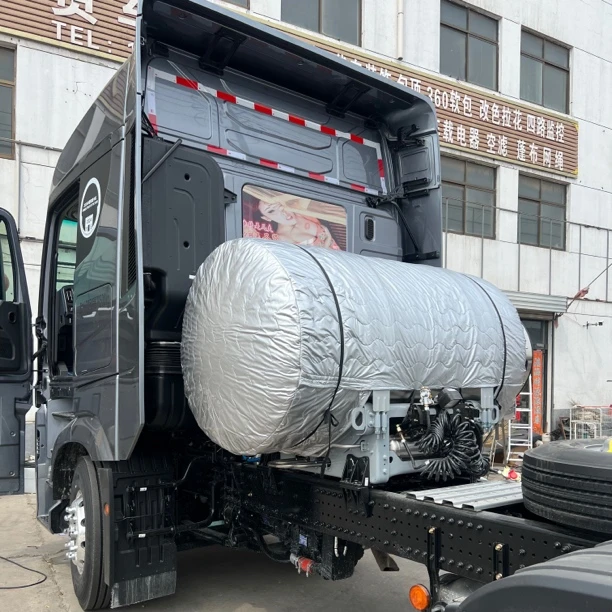 LNG货车气瓶保护罩隔热耐高温加厚保护套加棉1000/1350/1500L