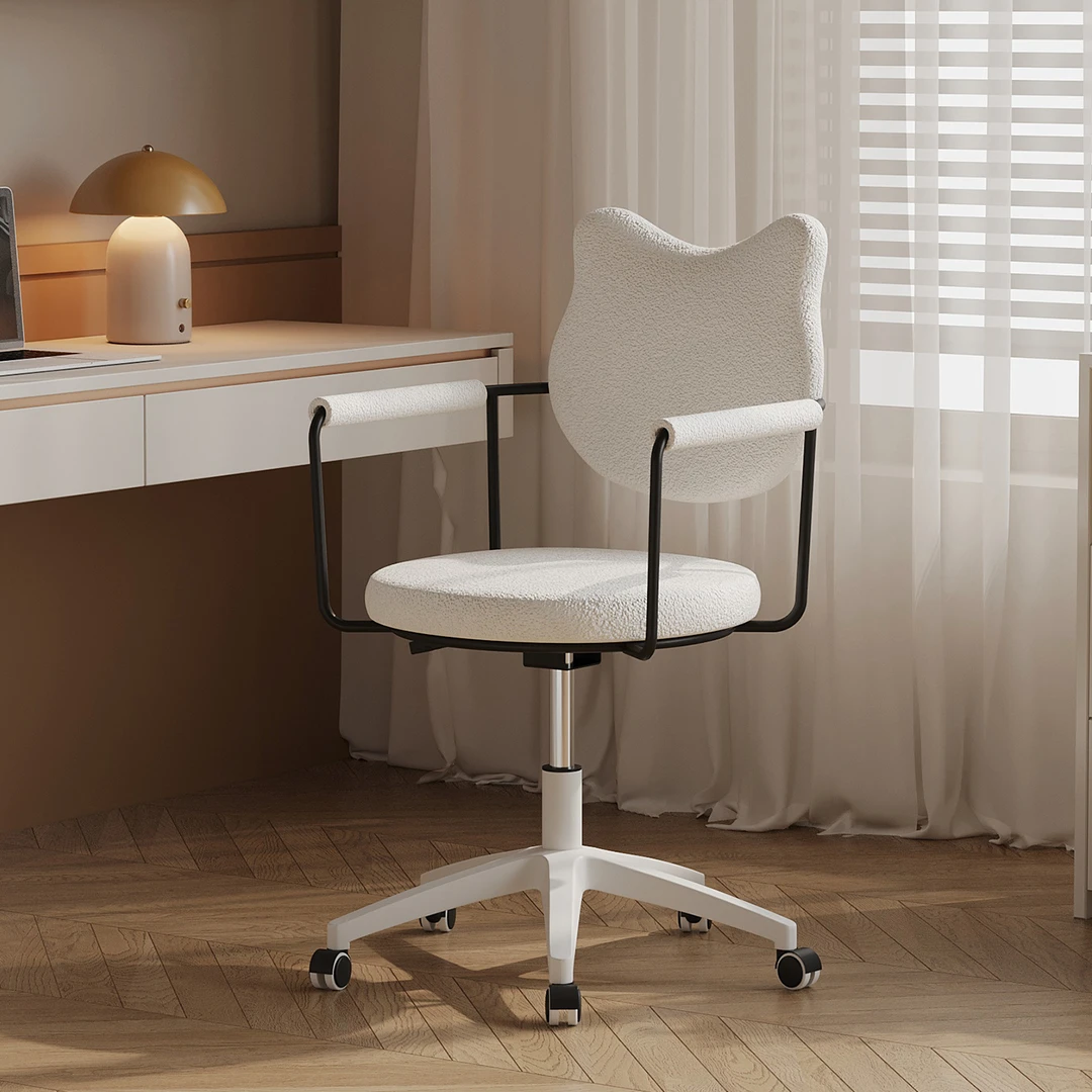 电脑椅家用书房升降学习椅女士办公椅久坐舒服学生宿舍旋转靠背椅