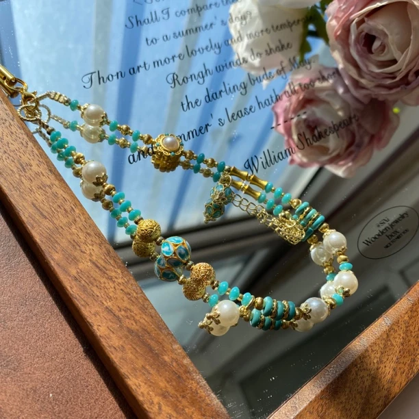 2830绿贝果小众原创手机链