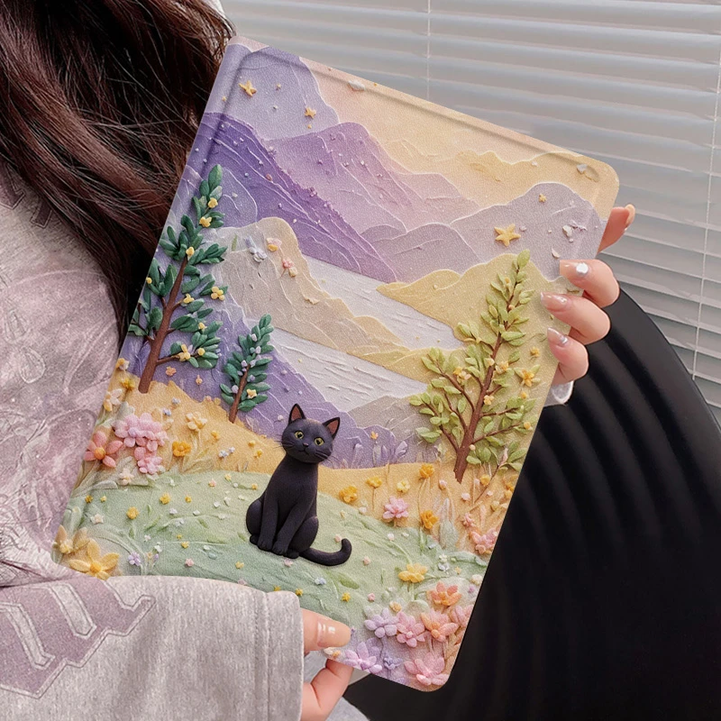 星芒喵影ipad11保护壳新款air6套平板保护套pro自带笔槽mini7防摔