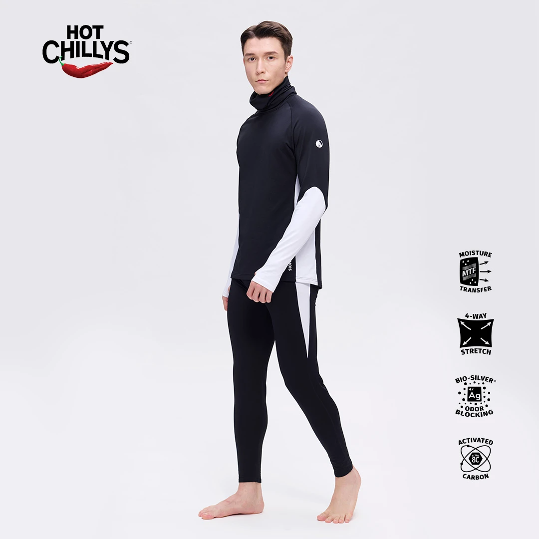 HOTCHILLYS热椒8K磨毛保暖速干高弹力功能长裤登山滑雪运动男裤