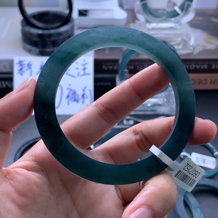 未镶嵌定制定制翡翠冰深潭绿59