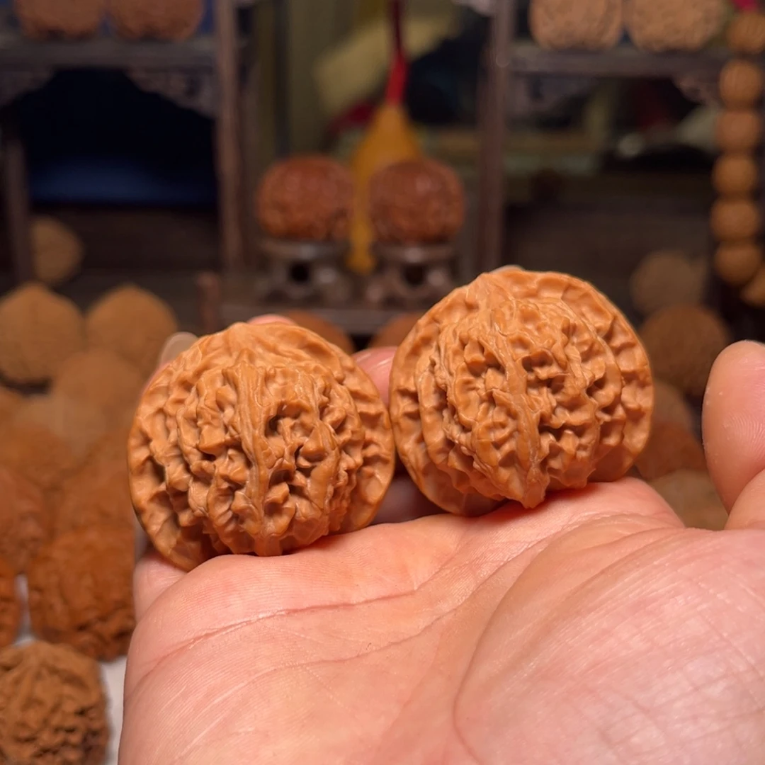 务***实吊坠文玩核桃苹果园