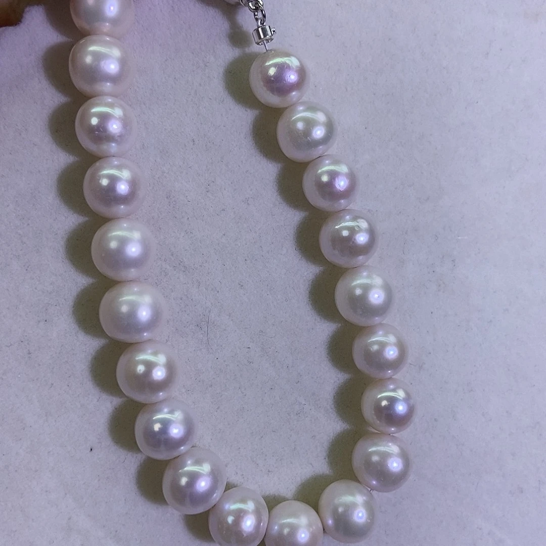 淡水珍珠手链银S925镶嵌定制款淡水珍珠手链