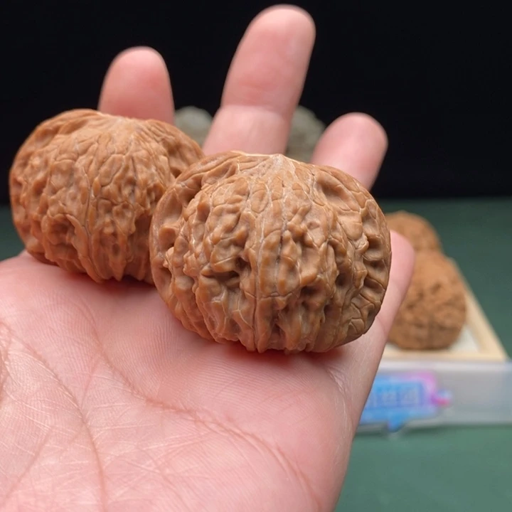 文玩核桃把件41尺全品正磨