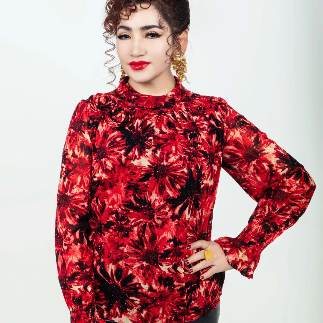 时尚女装长袖体恤2662-7