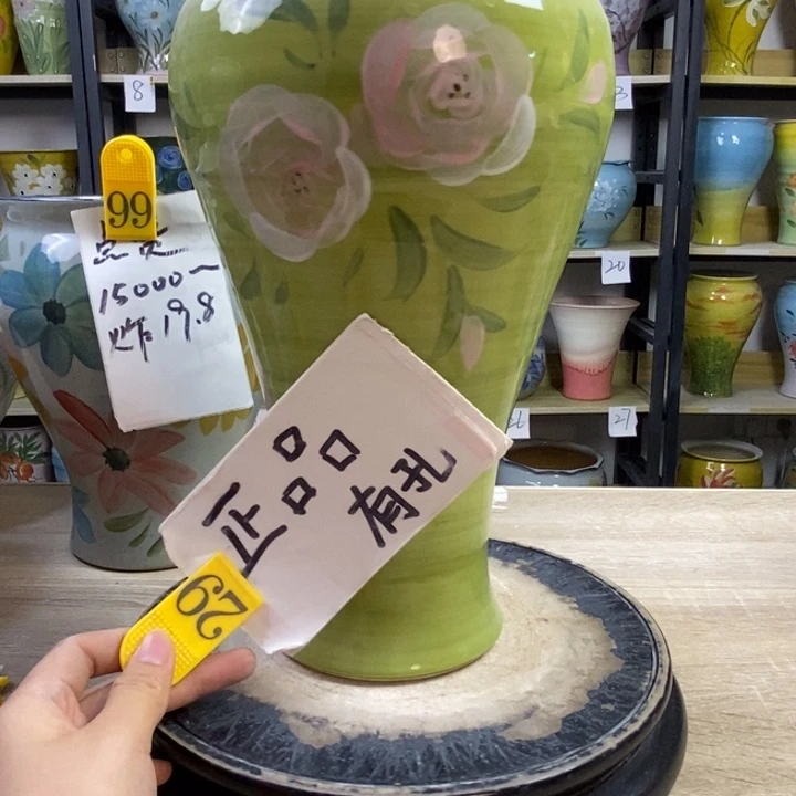 景德镇高温陶瓷花盆