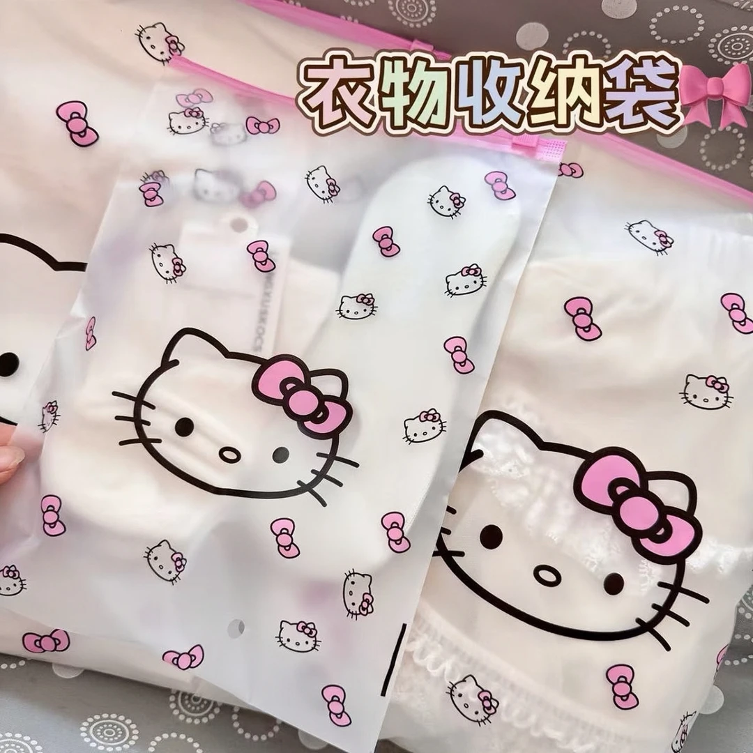 新款卡通kt衣物收纳袋整理收纳出差旅行行李箱分类防水密封袋