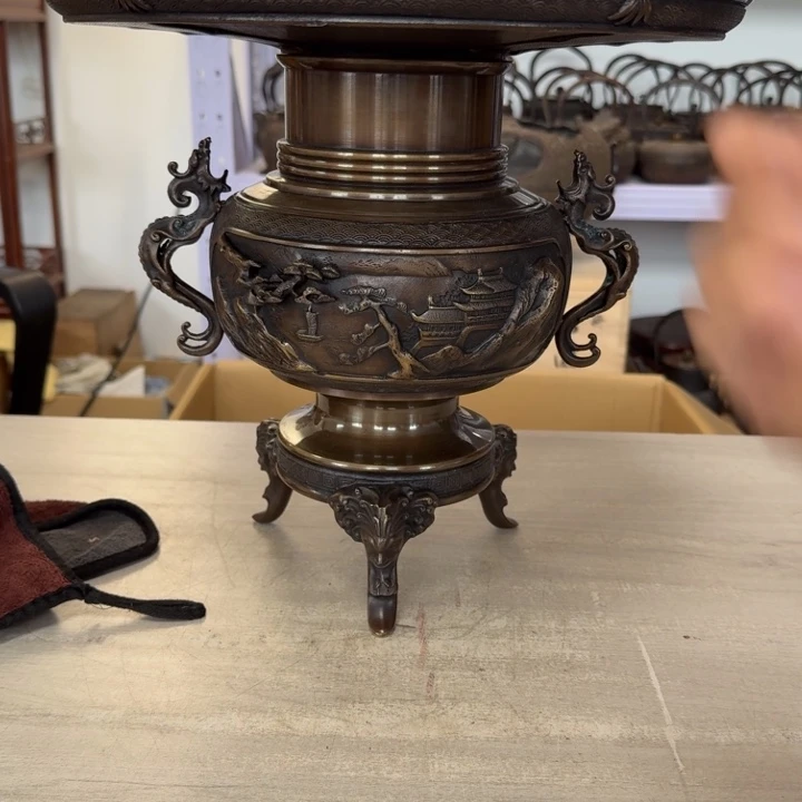 瓷片茶道具工艺品