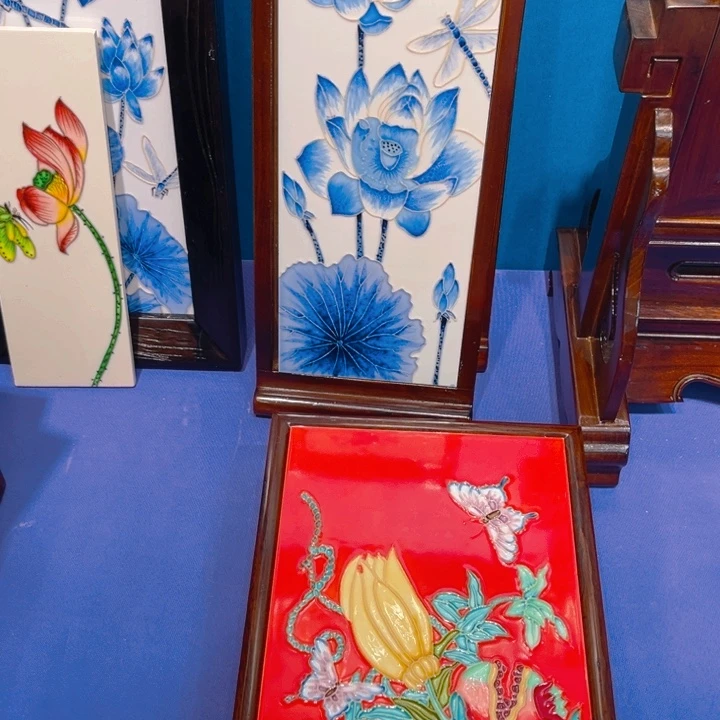 瓷片瓷板画艺术作品