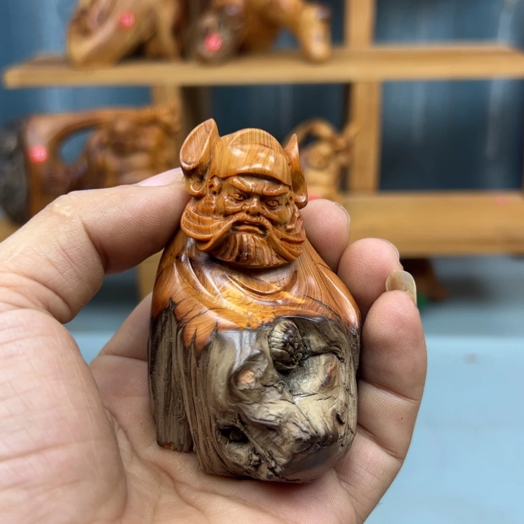 松***哥木崖柏木摆件手把件
