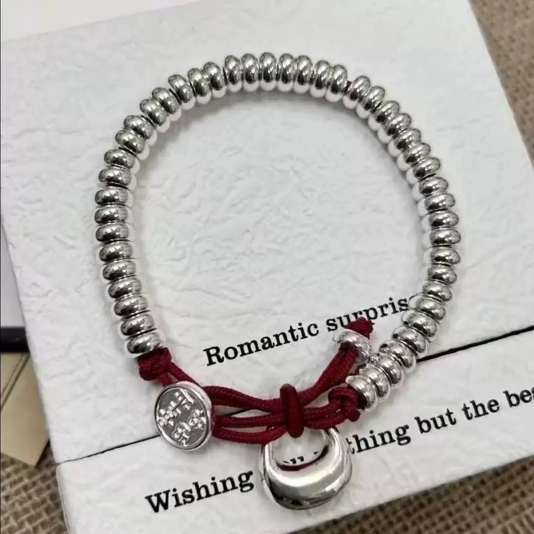 足银手链 39号链接 【手链盘缠】足银999.9 清库存带证书礼盒包装