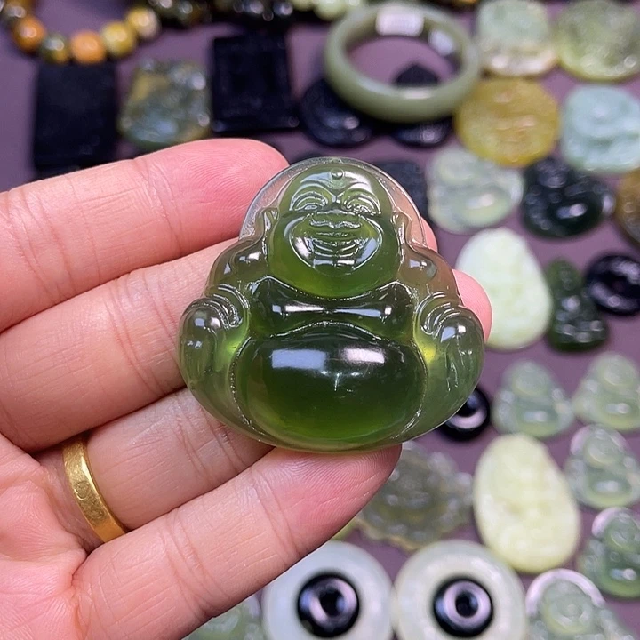 蛇纹石玉未镶嵌手链