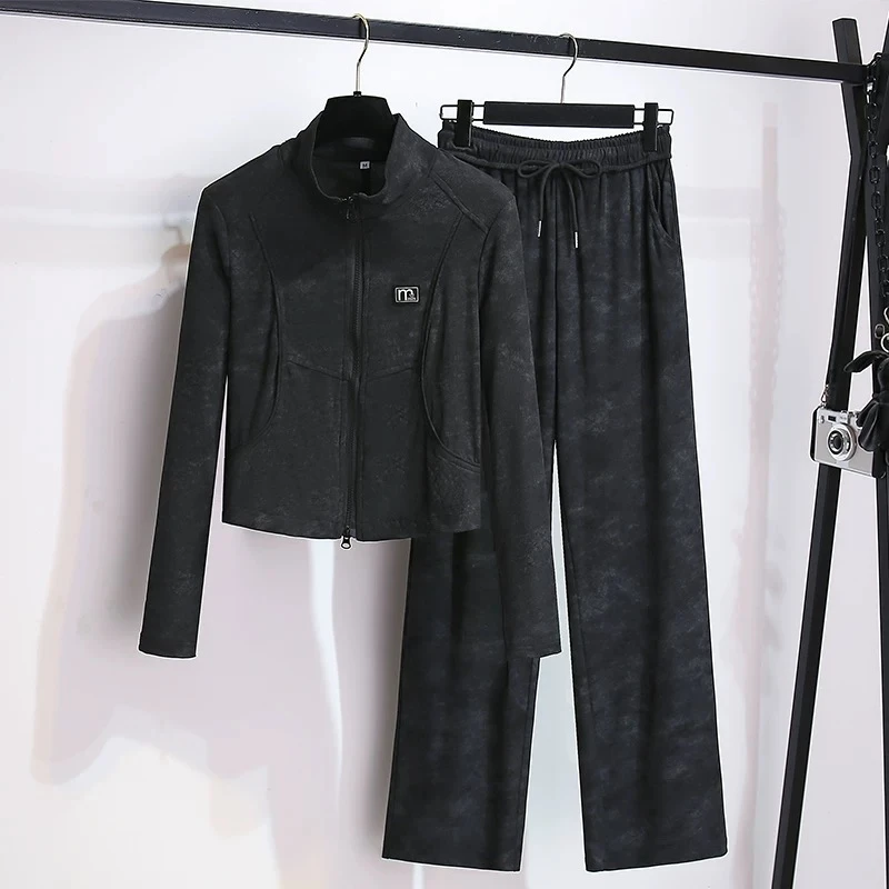 衣长47裤长98 新款春季时尚休闲显瘦气质减龄两件套8831#【19-1】