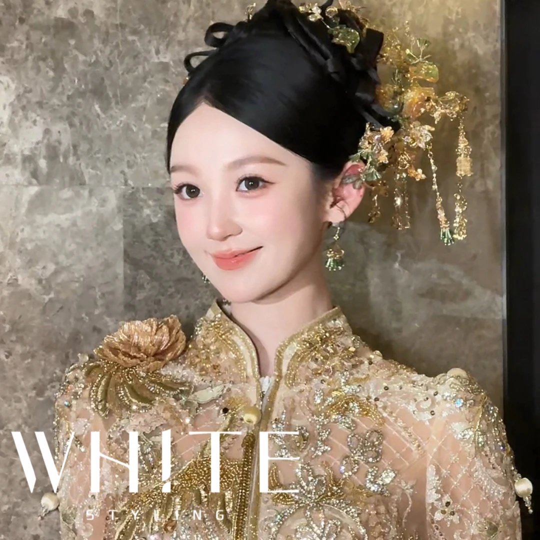 非金属亚克力项链 WHITE手作｜新款“千金中式”11件套
