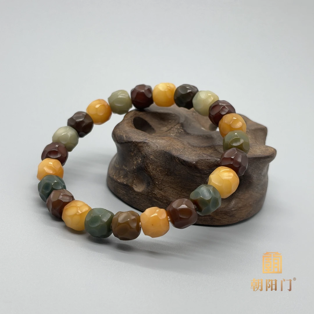 【D7423】‘敦煌水果捞’精工菩提根原生态无相单圈10mm左右料质油润