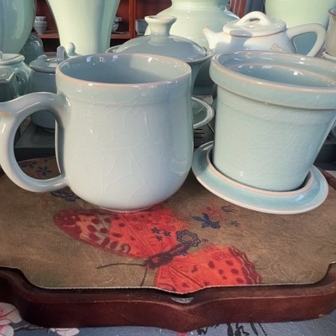 汝瓷办公杯微瑕福利特惠