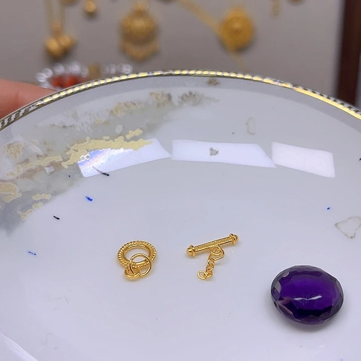 紫晶颈饰银S925镶嵌紫晶925镶嵌151