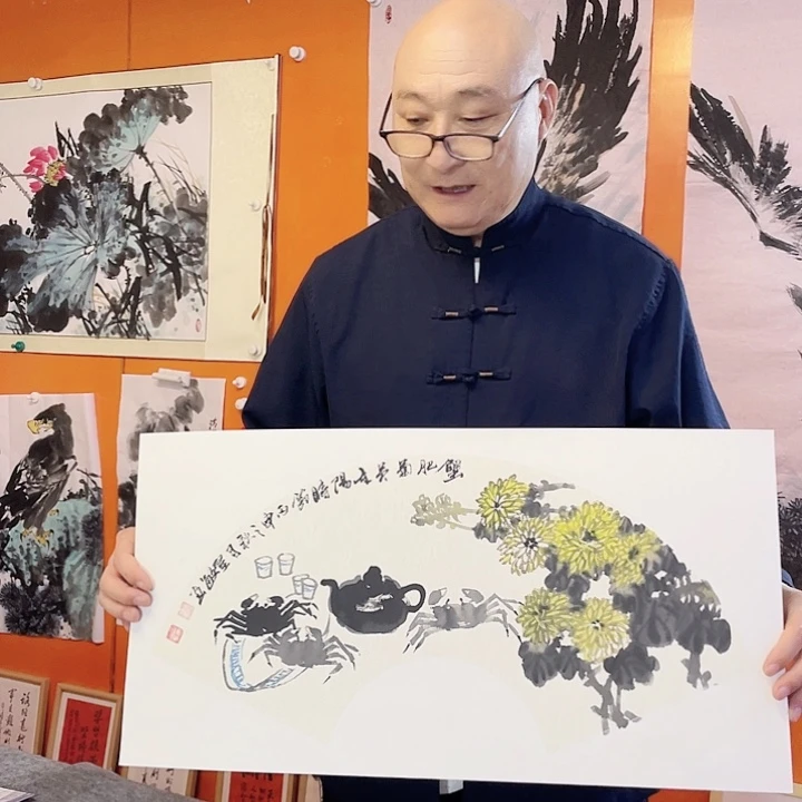 国画张圣敏先生纯手绘作品