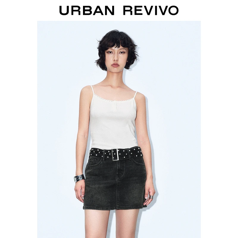 UR2025夏季新款女装时尚氛围感百搭蕾丝吊带背心UYV450068