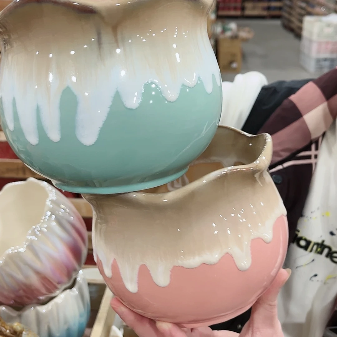 【闪购商品】陶瓷陶瓷多肉植物花盆