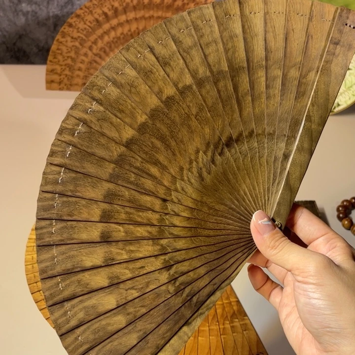 金丝楠苏扇金丝楠乌木18