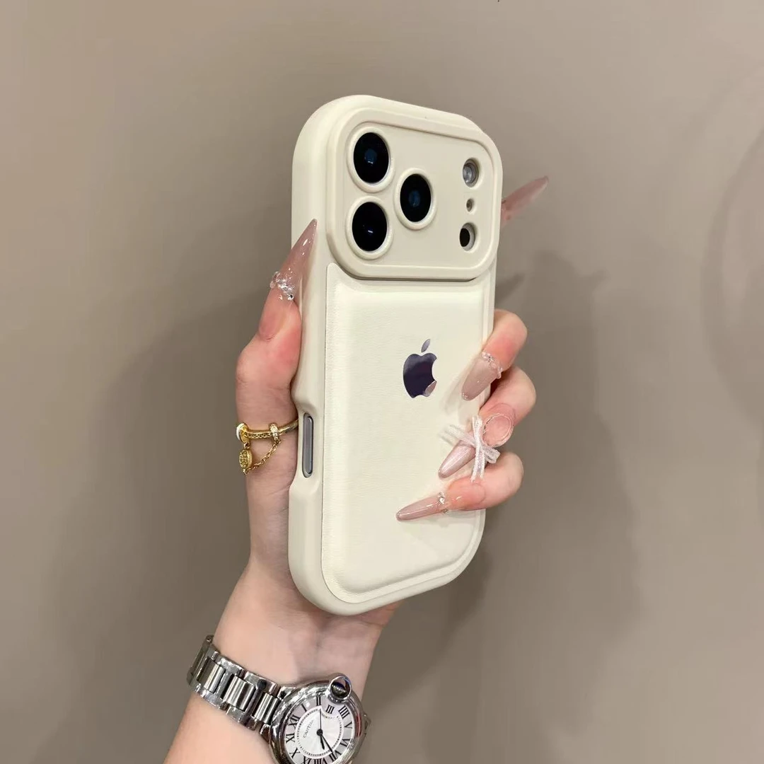 高级感个性气垫适用苹果17pro手机壳16promax时尚15/14简约13软