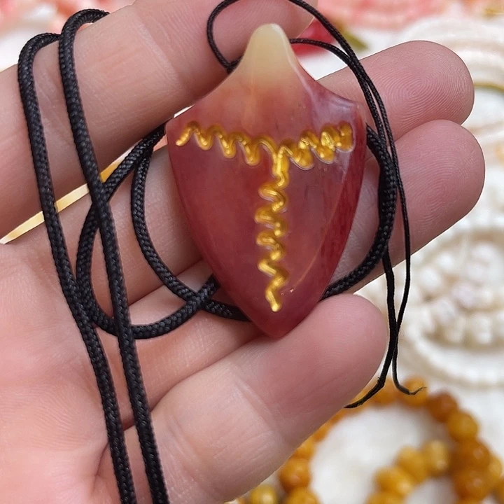 手串/手链驼骨三届驼骨沁血料吊坠