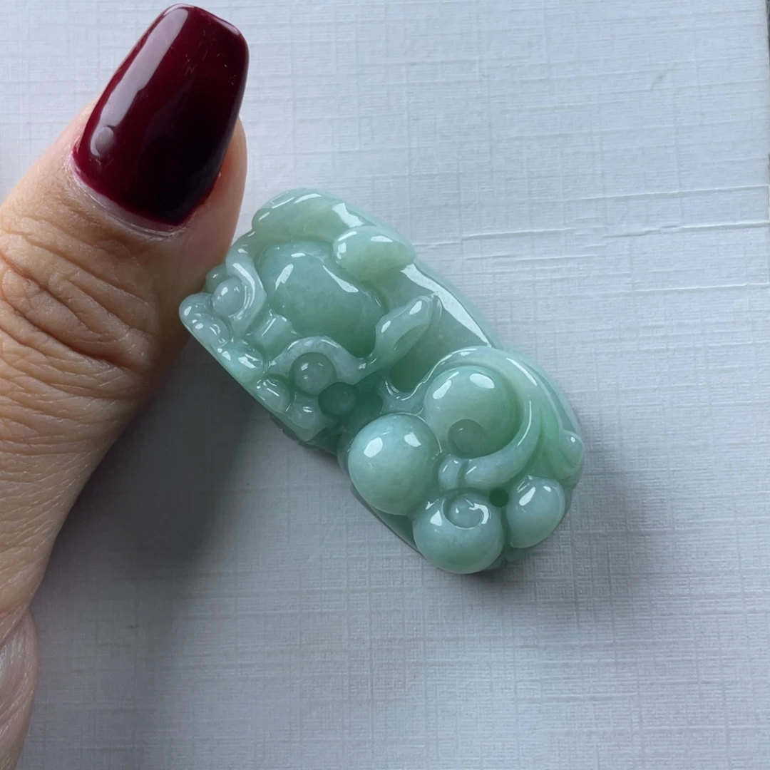 ****ᵣ翡翠未镶嵌颈饰貔貅