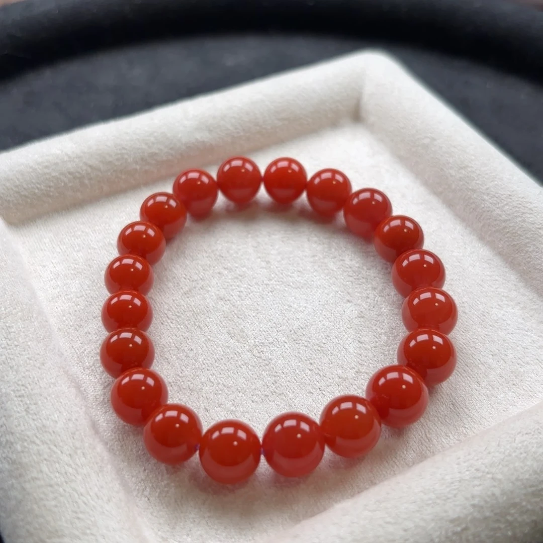 南红玛瑙手串未镶嵌