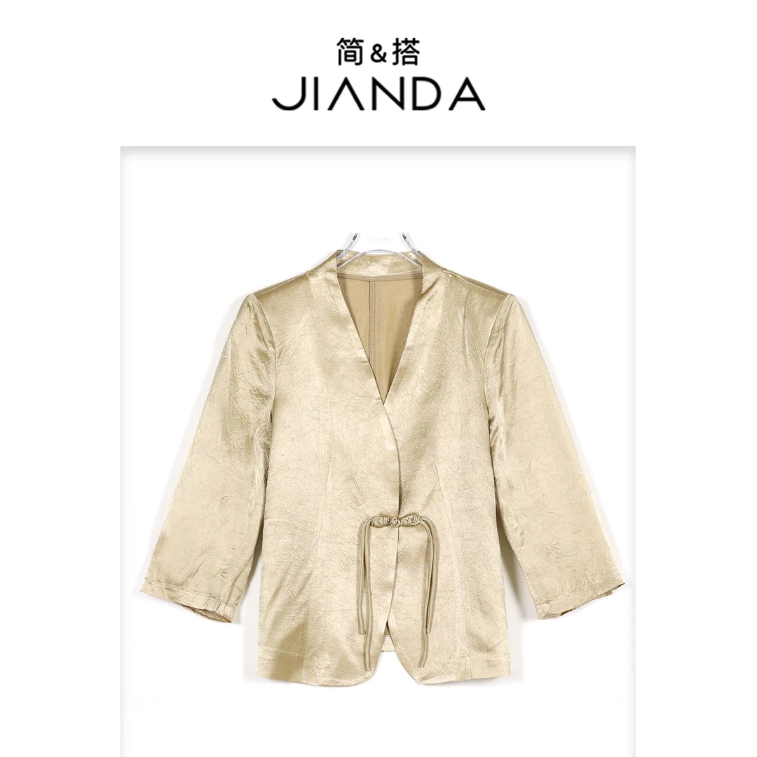 简&搭【千屿Sheila】国风盘扣西装252-XZ/0414-2688