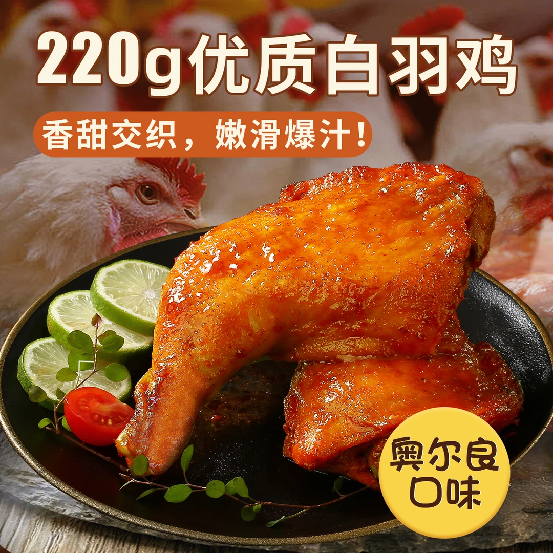 宝恒源战斧大鸡腿220g空气炸锅半成品手枪腿 包冰率不含冰HD