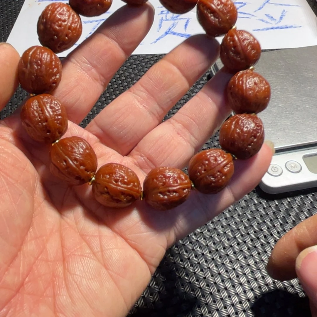 文玩核桃手串毕业红枣16