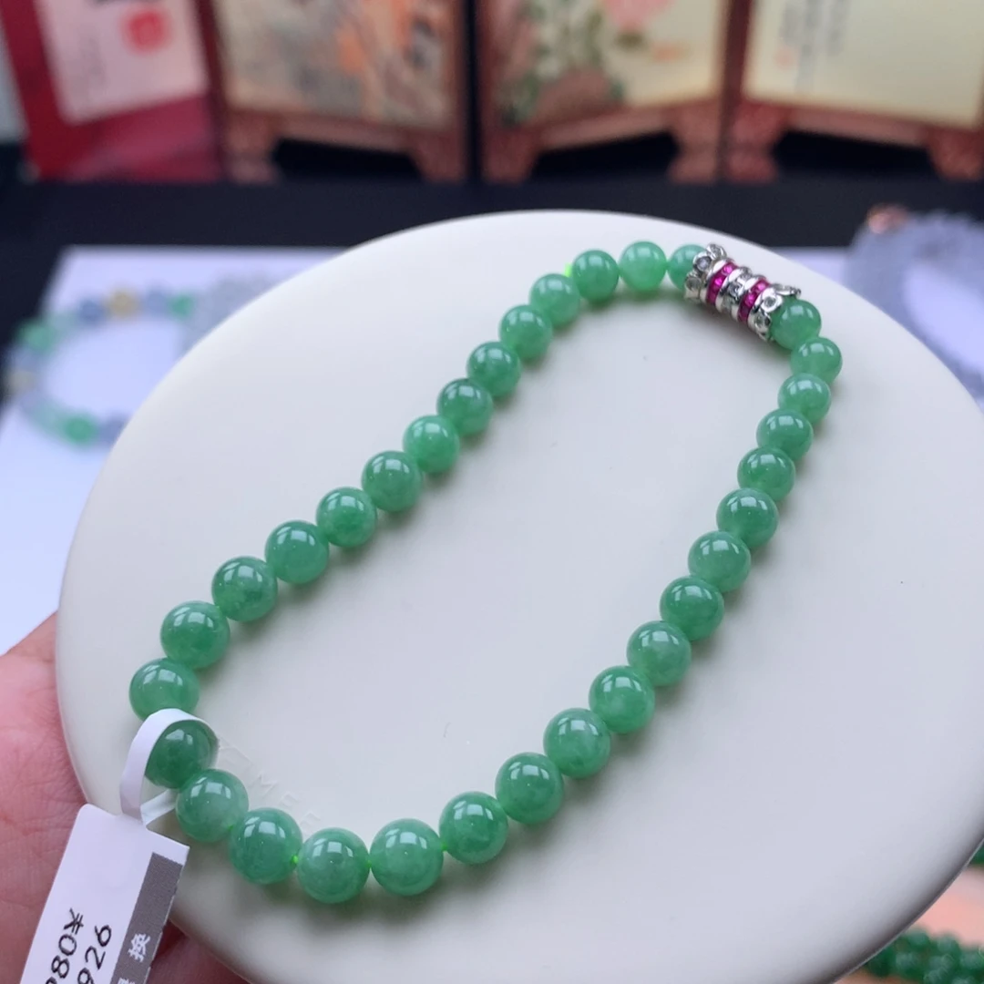 翡翠未镶嵌手链020