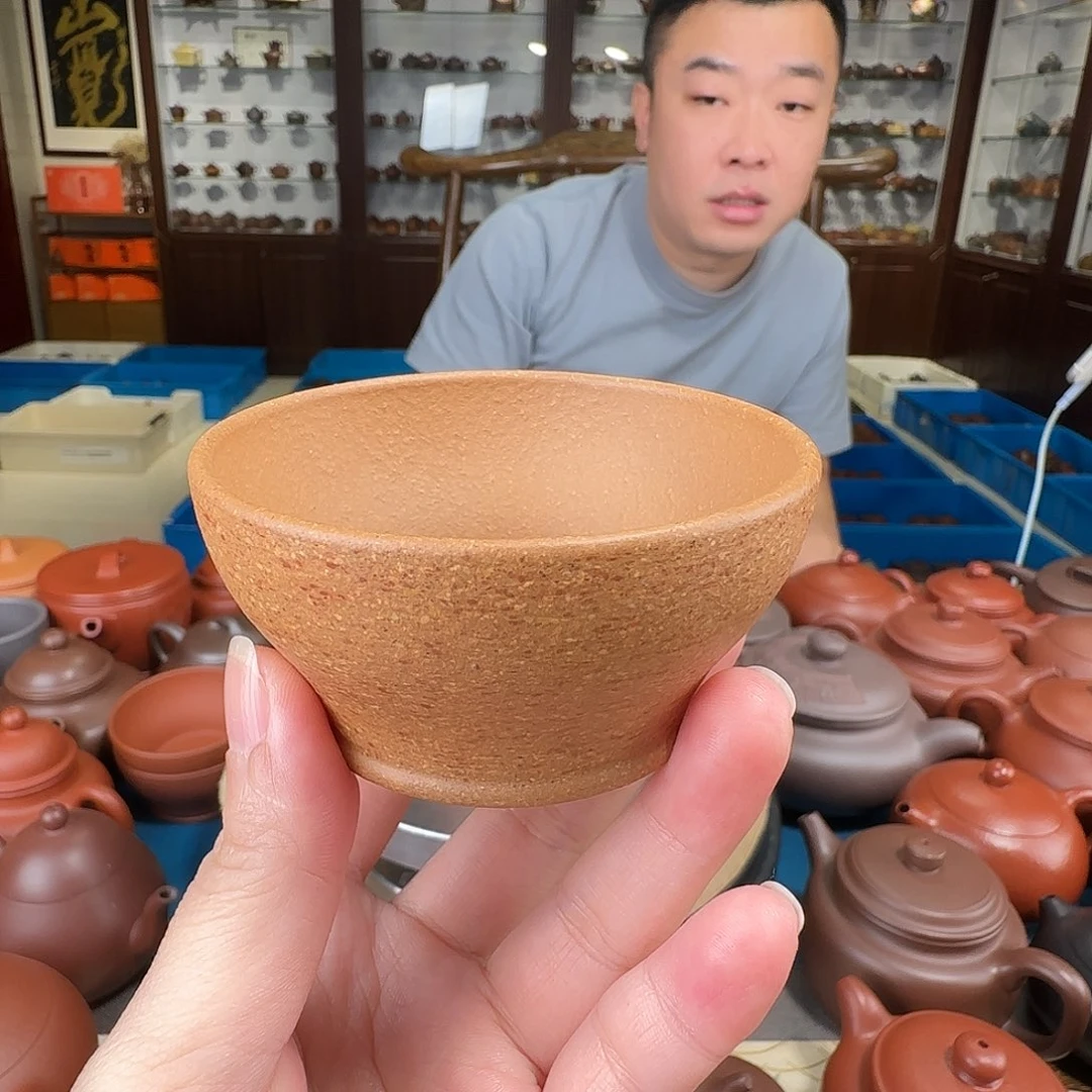 茶壶紫砂敞口杯段泥