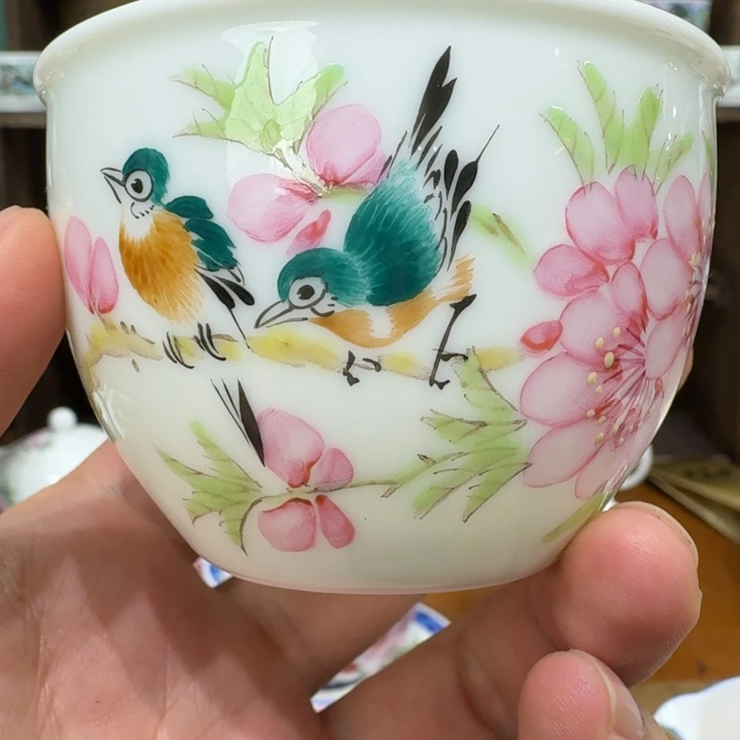 壶炸福利纯手绘7501水点桃花