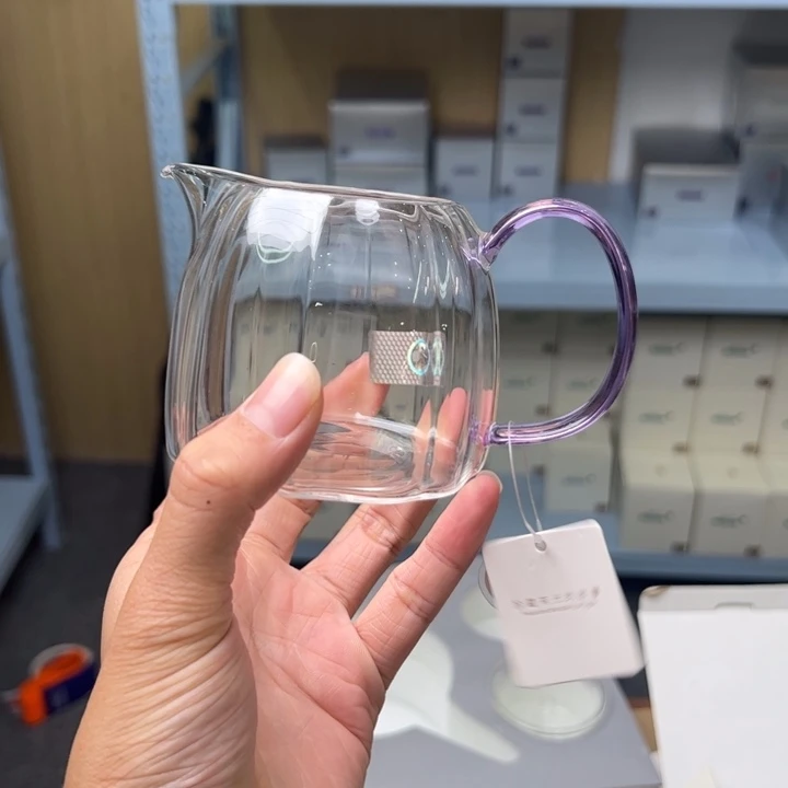 用***2禾器浅紫色倾妍公道杯