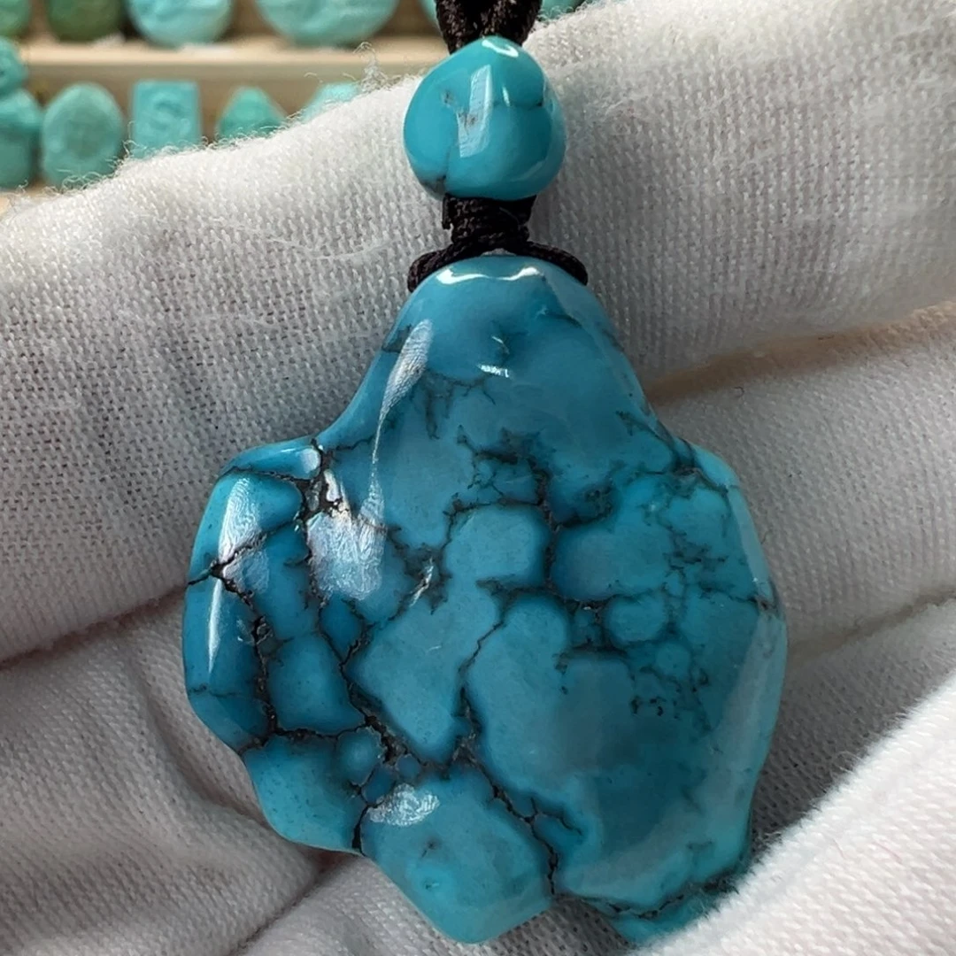未镶嵌绿松石随形25.1mm