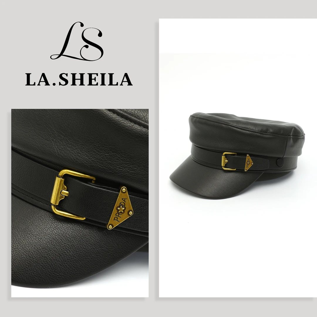 LA.Sheila 圆顶皮帽253-MZ/0806-00280