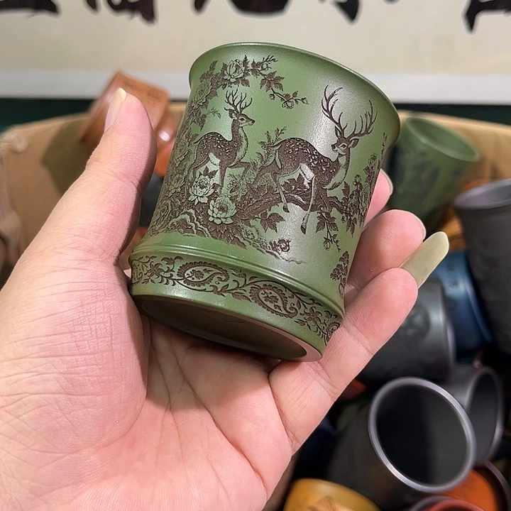 茶杯紫砂全手工紫砂主人杯