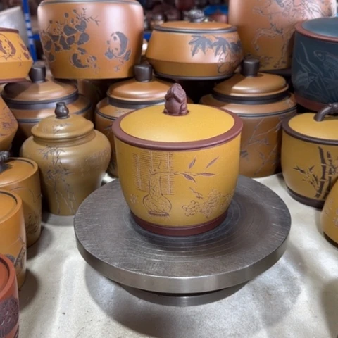 紫砂茶叶罐海**枫。。。。。。。。。