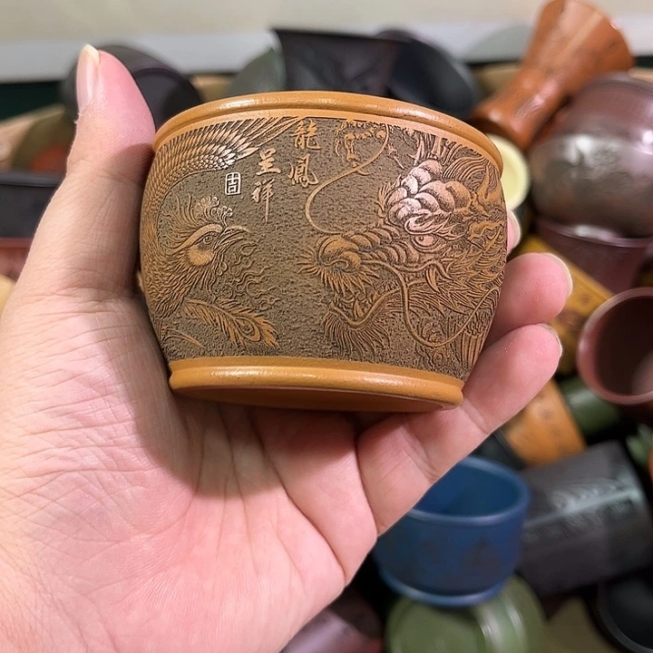 茶杯紫砂全手工紫砂主人杯