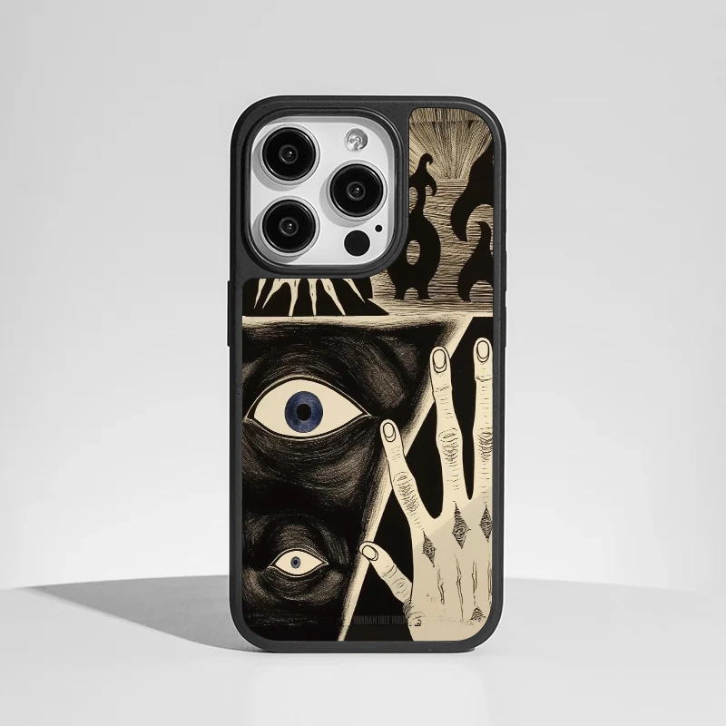 神秘抽象风适用iphone16手机壳新款苹果15promax防摔14男13套1211