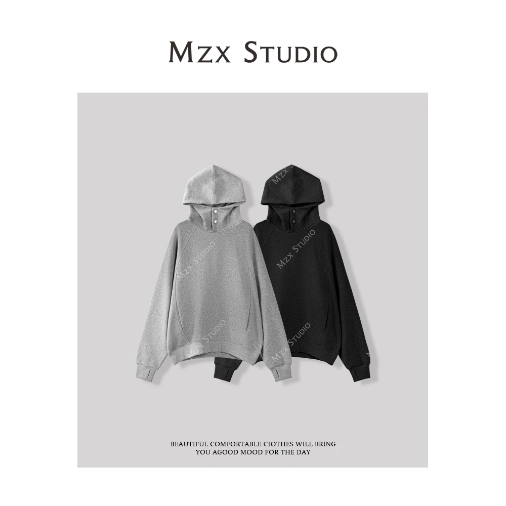 MZX 春季立领扣子蝙蝠袖扣指外套SY6956-W