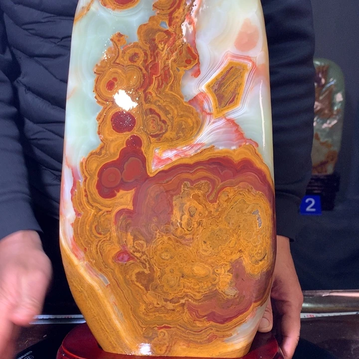 石材天然原石摆件