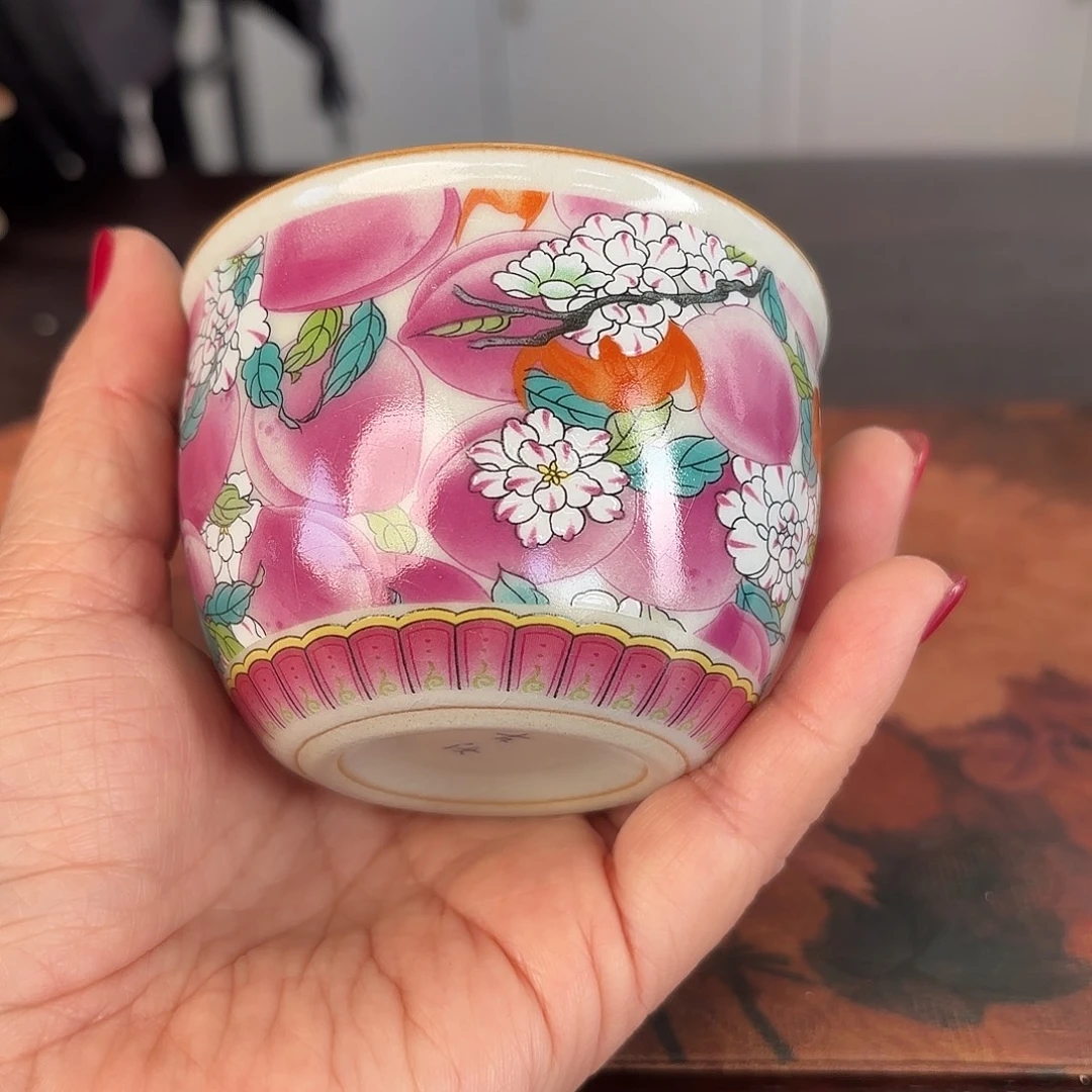 龙泉云间青瓷小米茶器