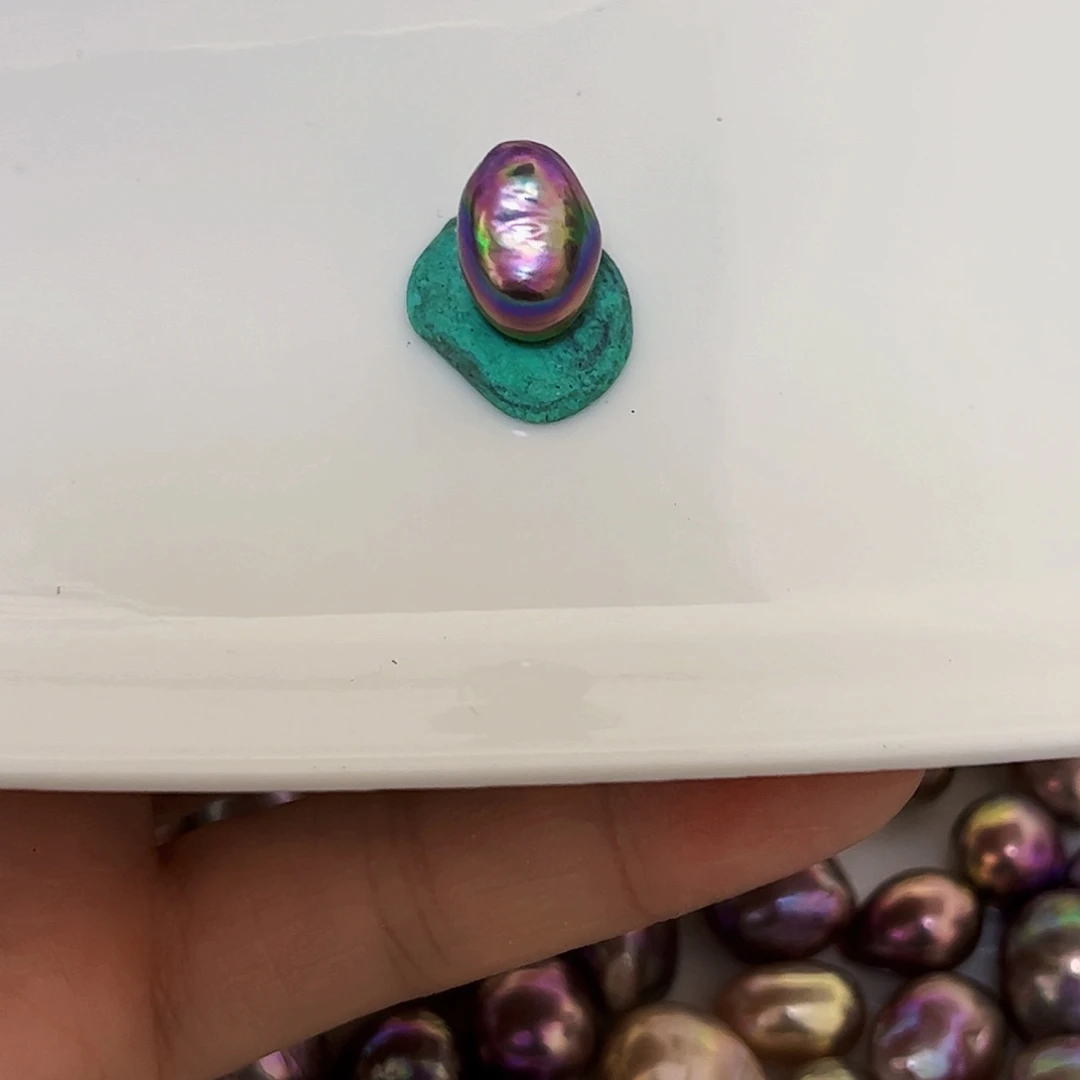 淡水珍珠耳饰未镶嵌?**?