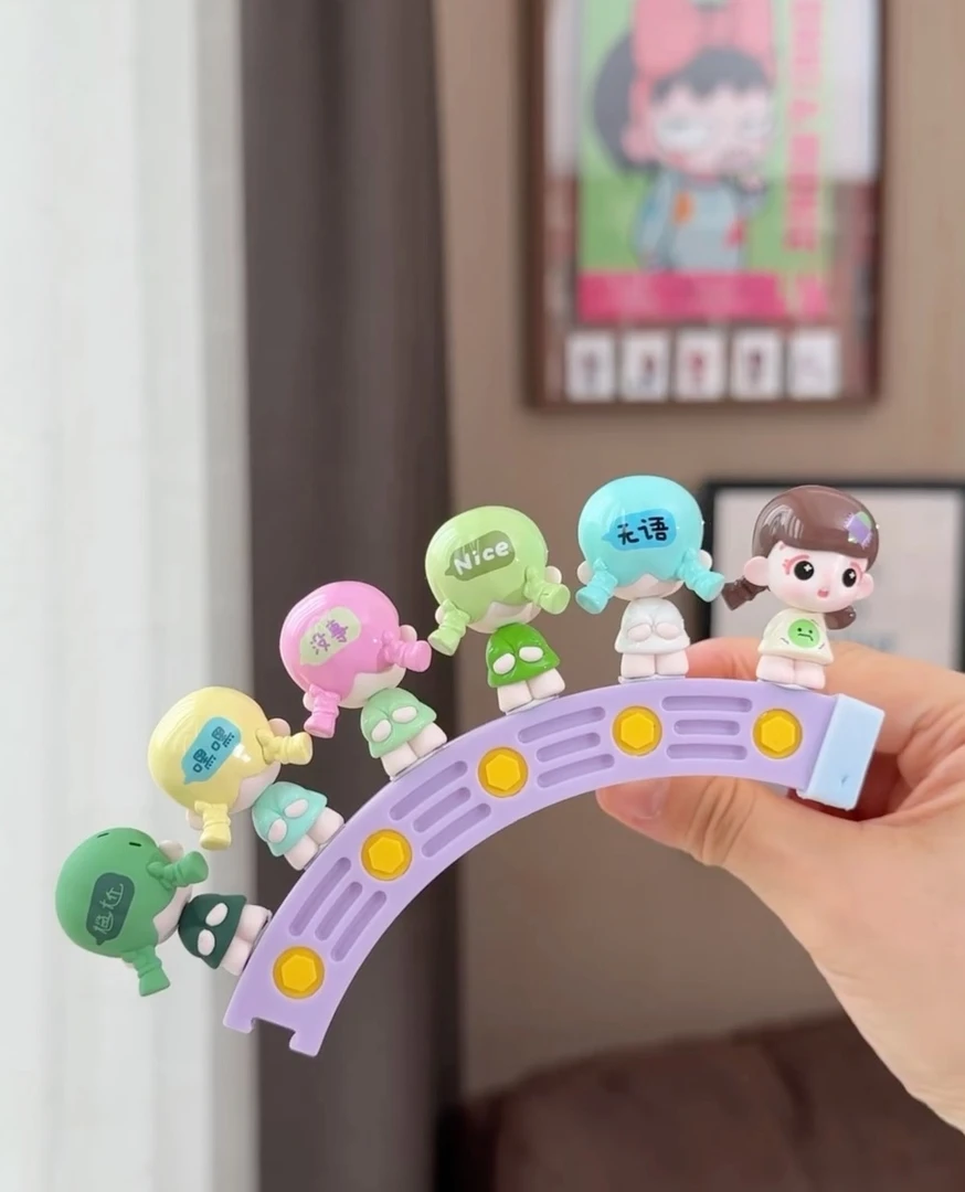 【代拆欧后5位】倒倒-心情工坊萌粒盲盒盲袋可爱摆件