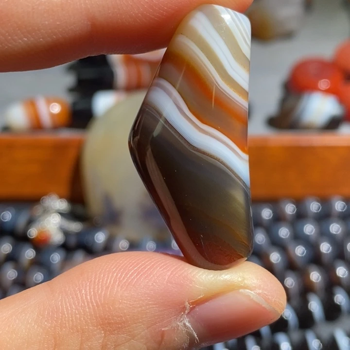 玛瑙/玉髓未镶嵌项链